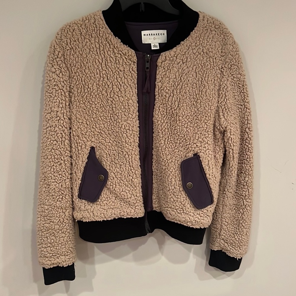 Anthropologie Teddy Bomber Jacket